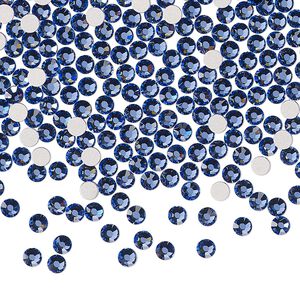 Flat back 1440pk blue violet foil back, Preciosa MAXIMA Czech crystal rhinestone 2.7-2.9mm chaton rose round SS10