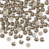 Flat back 1pkg144 crystal bronze foil back, Crystal Passions&reg; 3.8-4mm rose round SS16 2088 image number 0