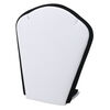 Display, necklace, leatherette and velveteen, white and black, 4-1/2 x 3-1/2 x 1-1/4 inches. Sold individually. image number 0