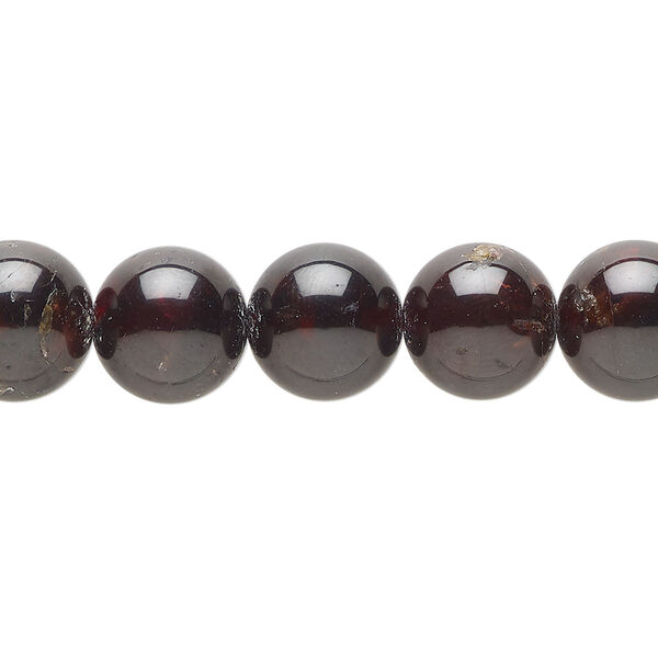 Garnet 1pkg1, round bead 15.5-16 inch 9-10mm image number 0