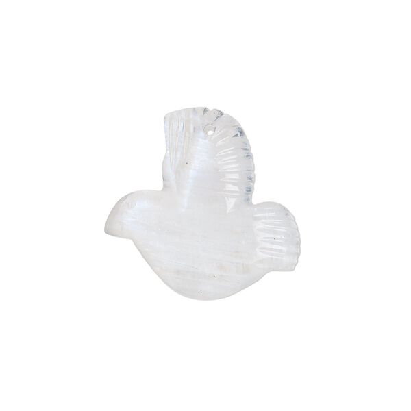 Rainbow moonstone 1pkg1, hand-cut top-drilled dove drop natural 19x18-21x21mm image number 0
