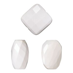 Jasper 1pkg3, faceted mixed shape bead natural mix 30-50mm