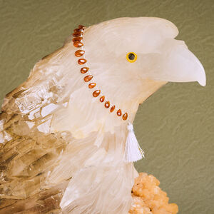 Orange kyanite (natural) 1pkg26, hand-cut top-drilled puffed teardrop bead, graduated 6x4mm-11x7mm