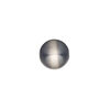 Bead, Navajo pearl style, brushed oxidized sterling silver, 12mm round. Sold individually. image number 0