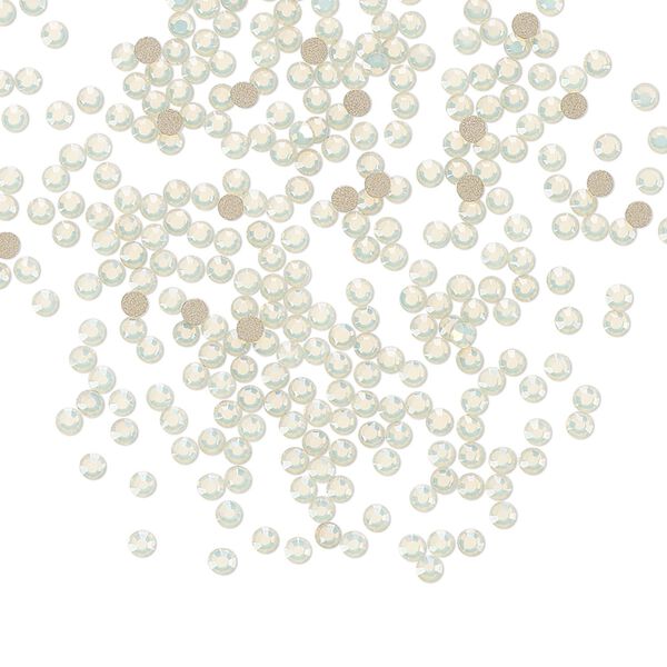 Flat back 144pk chrysolite opal foil back, Preciosa MAXIMA Czech crystal rhinestone 1.7-1.9mm chaton rose round SS5 image number 0