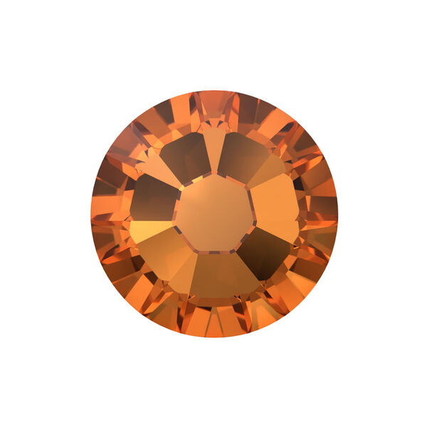 Flat back 1pkg1440 dark orange TCF™ foil back, Swarovski®, 1.7-1.9mm rose round SS5 2058 image number 0