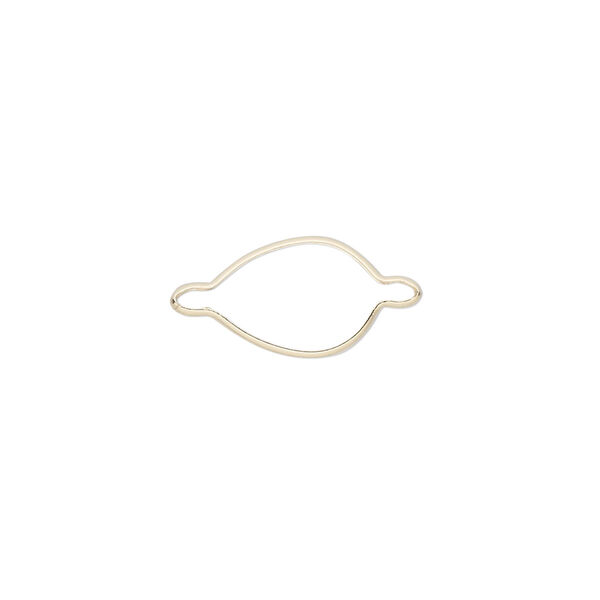 Link, Wrap-Tite®, 14Kt gold, 12x8mm pear setting. Sold individually. image number 0