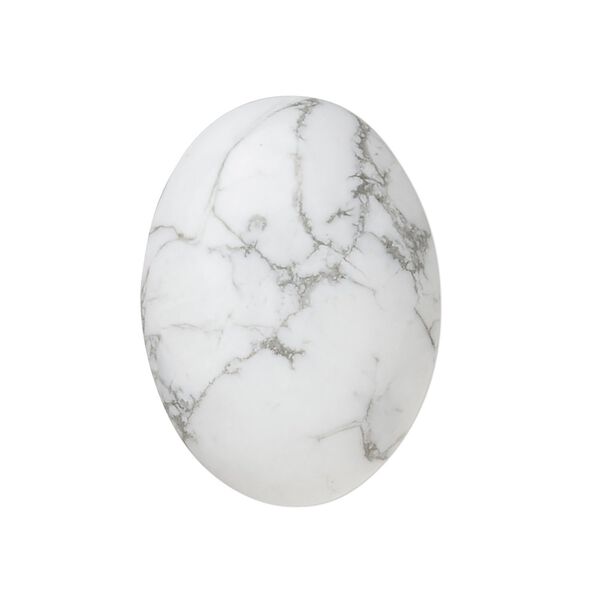 Howlite 1pkg1, calibrated oval cab natural 30x22mm image number 0