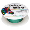Wire, Zebra Wire&trade;, color-coated copper, pale green, 26 gauge. Sold per 30-yard spool. image number 0