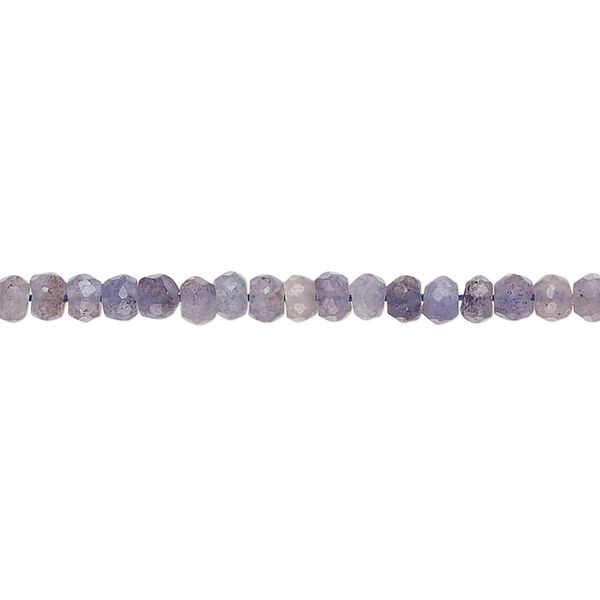 Quartz 1pkg1, hand-cut faceted rondelle bead 12 inch 3x2mm-4x3mm image number 0