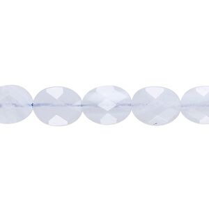 Blue lace agate 1pkg1, faceted oval bead natural 8 inch 10x8mm