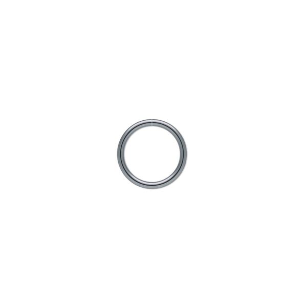 Jump ring, gunmetal-plated brass, 10mm round, 8mm inside diameter, 18 gauge. Sold per pkg of 1,000. image number 0