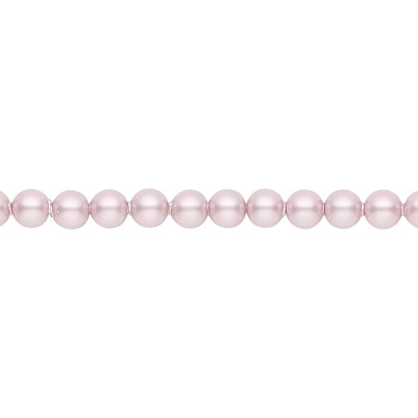 Pearl 500pk powder rose, Swarovski® 4mm round 5810 image number 0