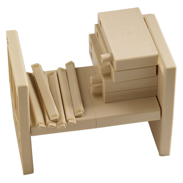 Loom, Versa-Loom™, plastic, tan, 16x4 inches with 2- to 15-inch looming length. Sold individually. image number 0