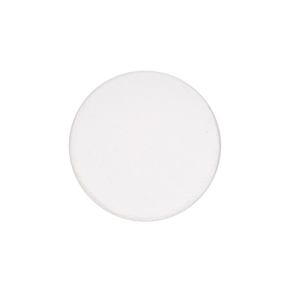 Locket insert, plaster, white, 22.5mm flat round. Sold per pkg of 2. image number 0