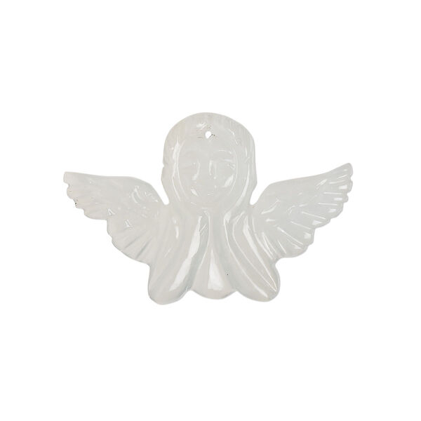 White moonstone 1pkg1, hand-cut top-drilled angel focal natural B grade, 29x19mm-31x21mm image number 0