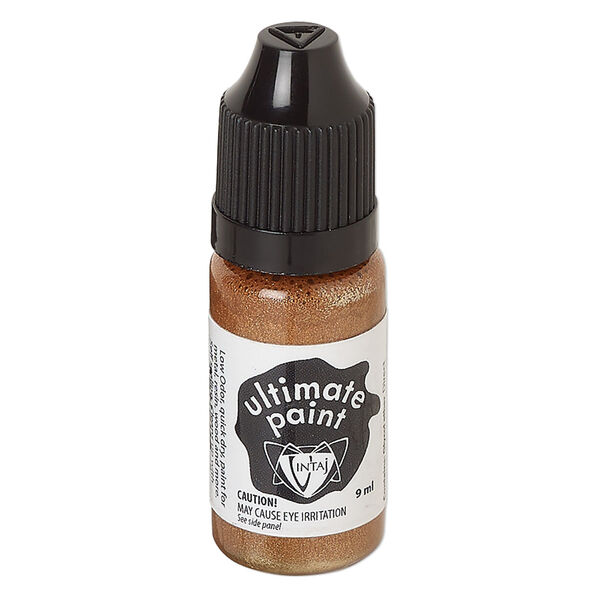 Paint, Vintaj® Ultimate Paint, antique copper, (CSUP076). Sold per 9-milliliter bottle. image number 0