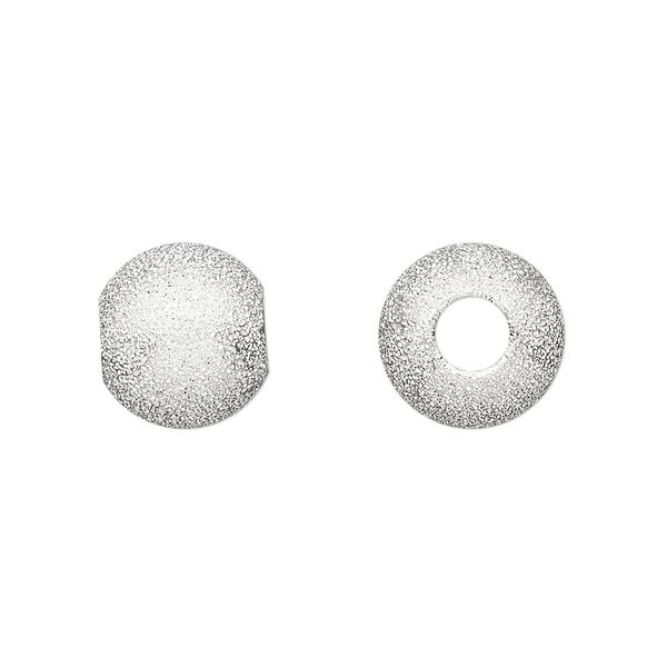 Bead, Dione®, silver-plated brass, 12mm stardust round. Sold per pkg of 10. image number 0