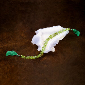 Peridot (natural) 1pkg1, hand-cut top-drilled faceted puffed teardrop bead natural, 8 inch 6x4mm