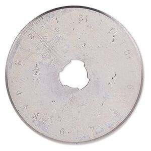 Replacement rotary cutter blade, steel, 45mm round. Sold individually.