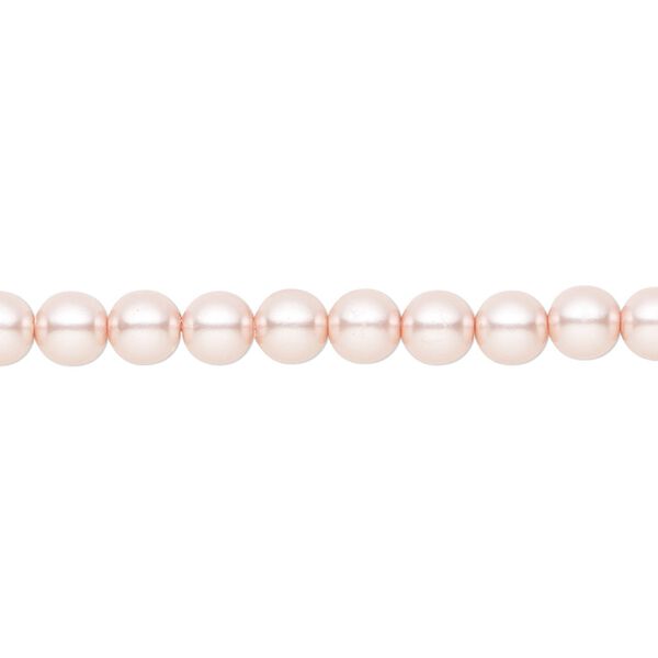 Pearl 500pk rosaline, Preciosa Czech crystal 5mm round image number 0