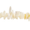 Bead 1pkg1, black lip shell / gold lip shell / mother-of-pearl shell (natural / bleached), medium to large chip, 15 inches. image number 0