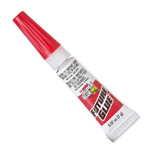 Adhesive, Super Glue® Future Glue®, pkg/0.07-ounce tube, clear.