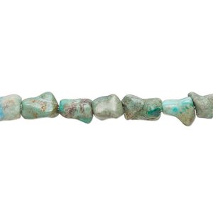 Turquoise 1pkg1, twisted dog bone bead 15.5-16 inch 6x5mm-9x6mm