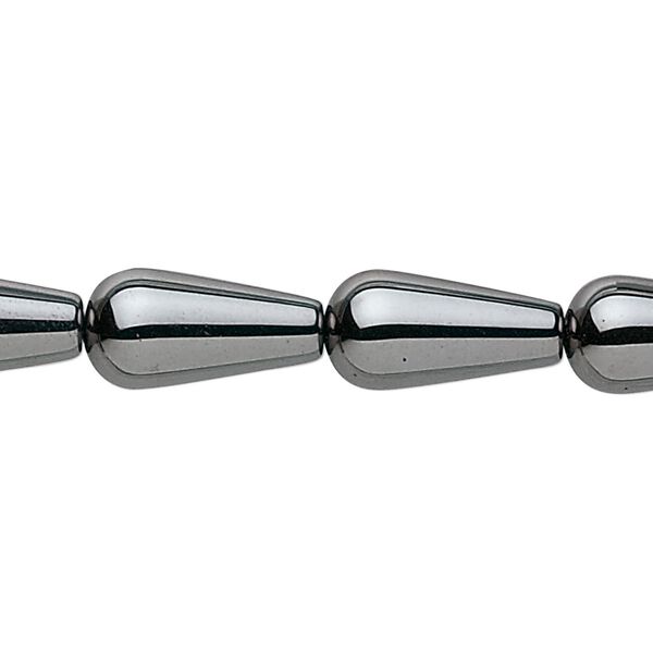 Hemalyke™ 1pkg1, teardrop bead 15.5-16 inch 16x8mm image number 0