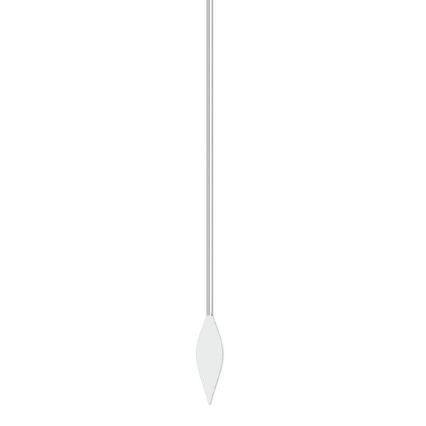 Paddle pin, silver-plated brass, 2-inch spear style, 22 gauge. Sold per pkg of 100. image number 0