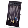 Display pad, necklace and chain, velvet, black, 14 x 7-3/4 inches. Sold individually. image number 1