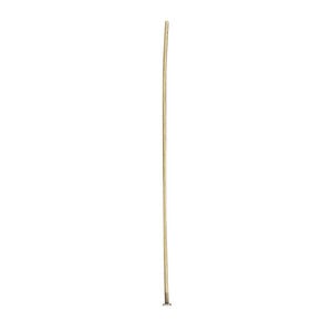 Head pin 1pkg1000 gold-plated, 1.5 inch, 24 gauge brass antique