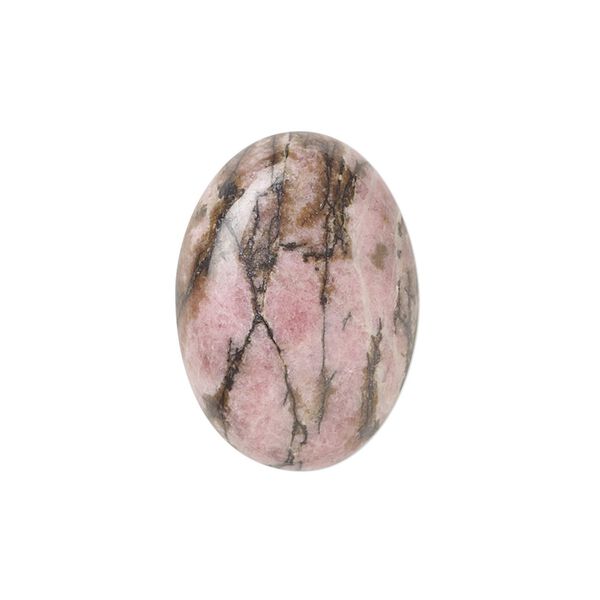 Rhodonite 1pkg1, calibrated oval cab natural 25x18mm image number 0
