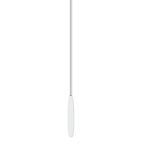 Paddle pin, sterling silver, long style, 1-3/4 inch, 23 gauge. Sold per pkg of 10. image number 0