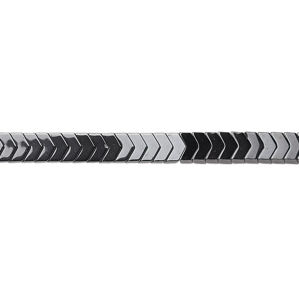 Hemalyke™ 1pkg1, chevron bead 15.5-16 inch 8.5x5.5mm image number 0
