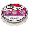 Beading wire, Accu-Flex&reg; 1pkg1, nylon and stainless steel, clear, 49 strand, 0.024-inch diameter, 30-foot spool. image number 0
