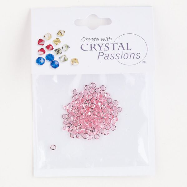 Chaton 144pk light rose, Crystal Passions® round PP21 1088 image number 0
