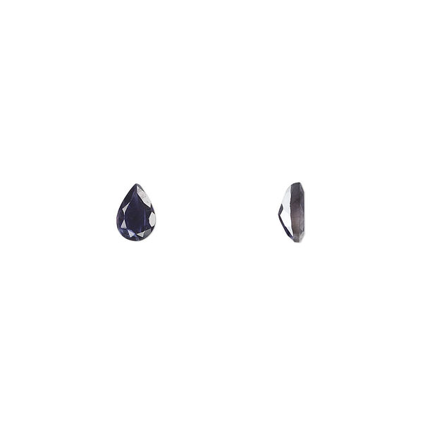 Gem, iolite (natural), 6x4mm faceted pear, A grade, Mohs hardness 7 to 7-1/2. Sold individually. image number 0
