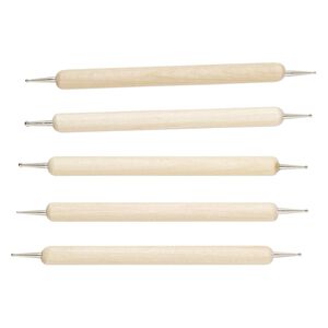 Birch 1pkg5, embossing stylus light brown 5 inch mixed sizes