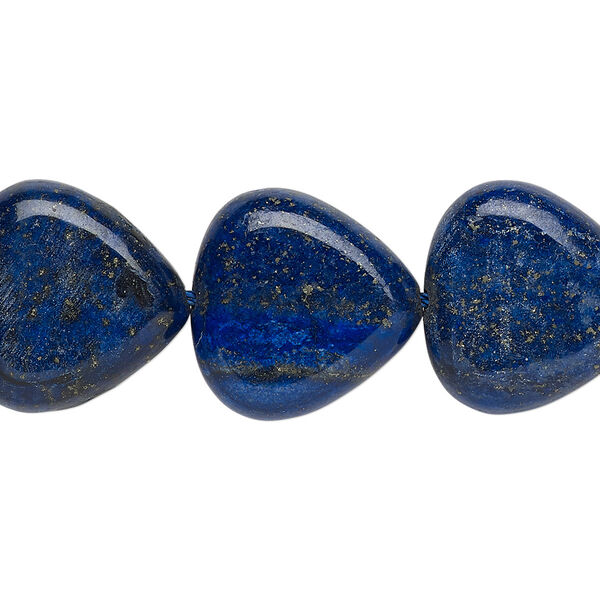 Lapis lazuli 1pkg1, puffed triangle bead 15 inch 18x18x18mm-19x19x19mm image number 0