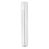 Vial, transparent acrylic, 3-3/8 inches long and 12mm hole with stopper. Sold per pkg of 100. image number 1