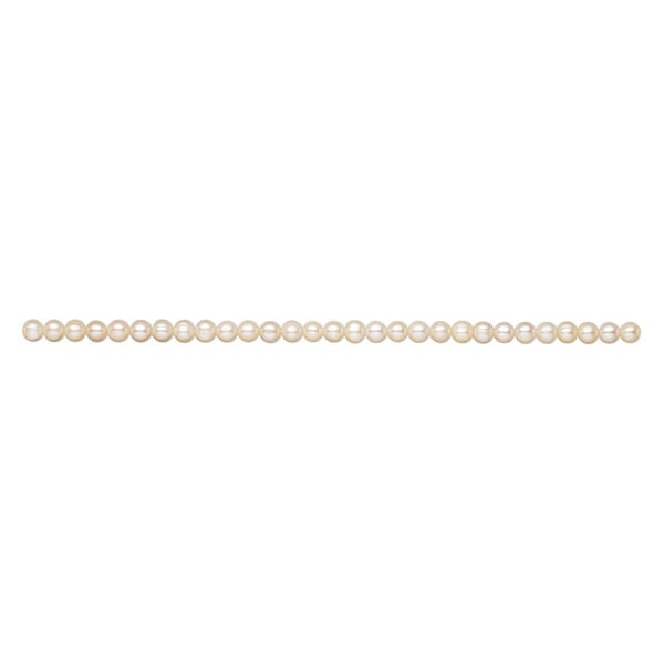 Freshwater pearl 1pkg1, semi-round natural, 15.5-16 inch peach 7-9mm cultured image number 1