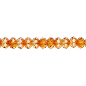 Bead 1pkg360 Persian red TCF&trade;, Swarovski&reg;, 6x4mm rondelle 5040