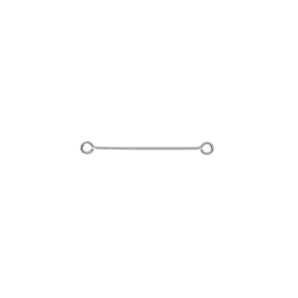 Link, gunmetal-plated brass, 17mm round wire. Sold per pkg of 100. image number 0