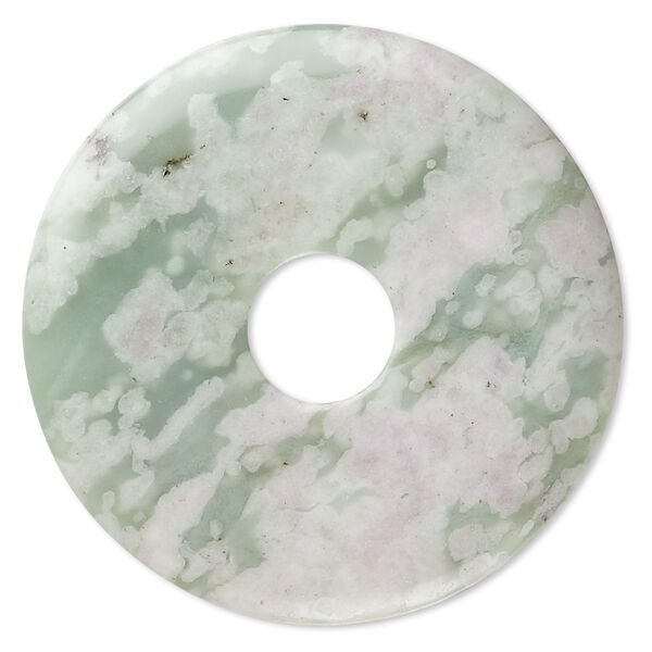 Peace "jade" 1pkg1, donut focal natural B grade, 50mm image number 0