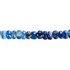 Bead 1pkg1 afghanite, 6x3mm-7x4mm hand-cut faceted rondelle B grade, 15.5-16 inch natural shaded image number 1
