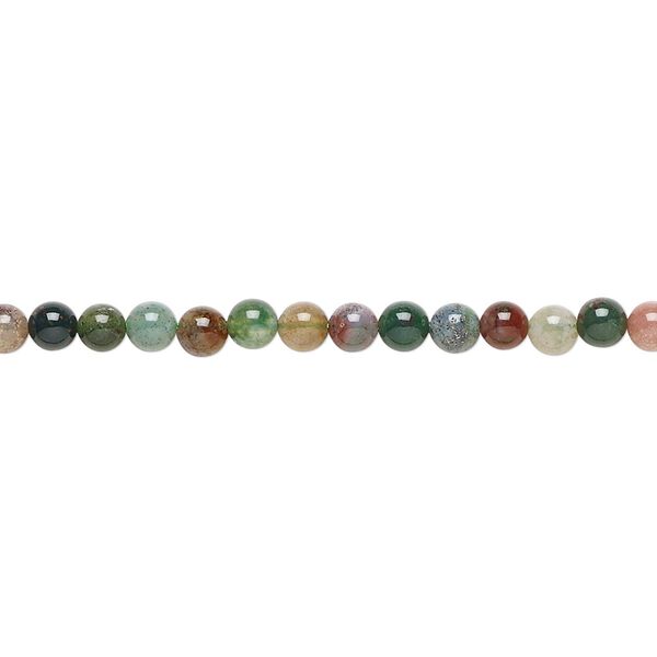 Fancy jasper 1pkg1, round bead natural 15.5-16 inch 3mm image number 0