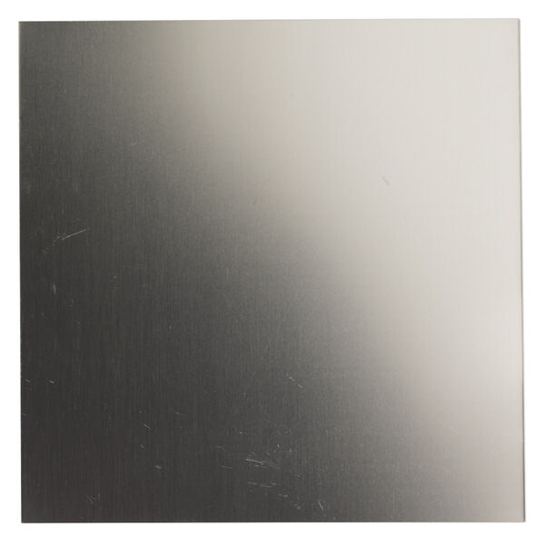 Sheet, copper / zinc / nickel, nickel silver, half-hard, 6x6-inch square, 28 gauge. Sold individually. image number 0