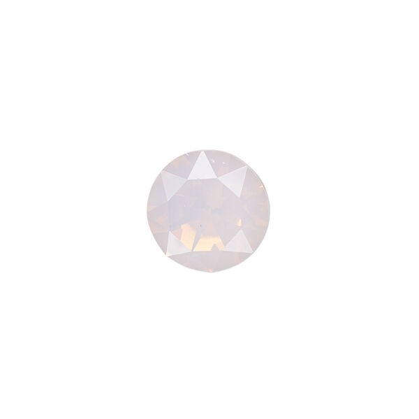 Chaton, crystal rhinestone, pink opal, foil back, 12.97-13.22mm faceted round, SS55. Sold per pkg of 2. image number 0