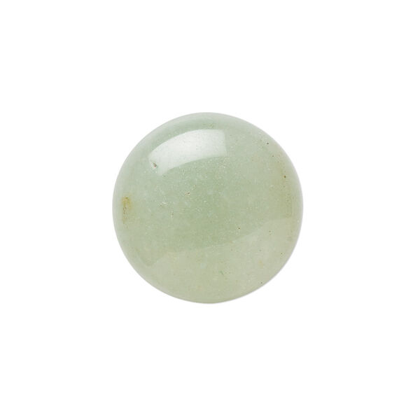Cab 1pkg2 green aventurine, 20mm calibrated round B grade, natural light to medium image number 0